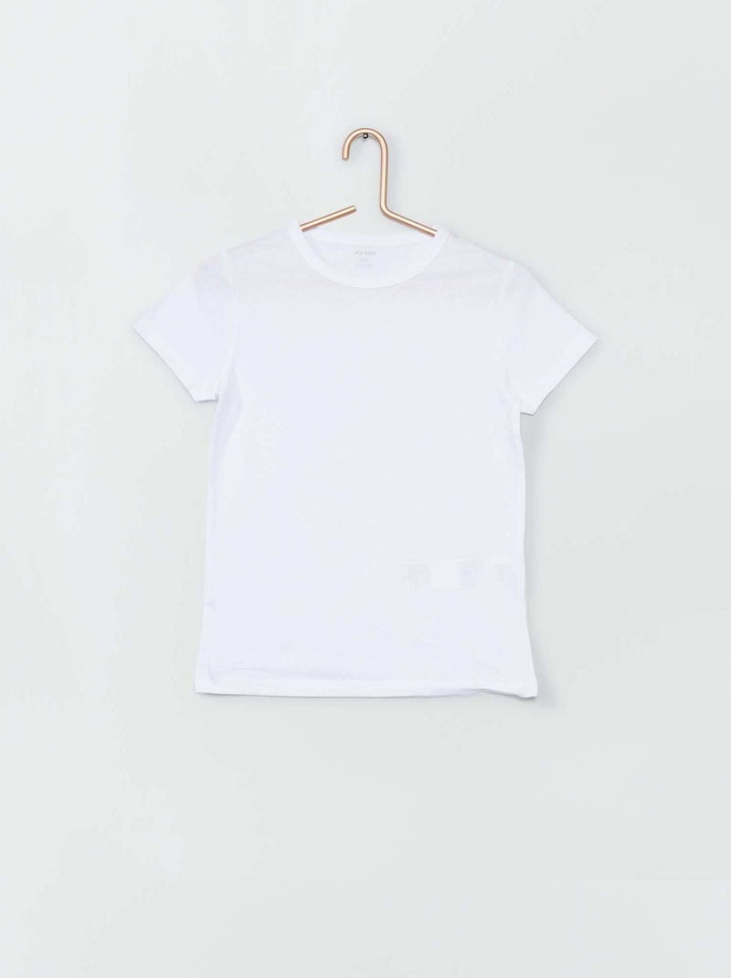 Kiabi Magliette Bianche Per Bambini Set Di Magliette Intime Eco