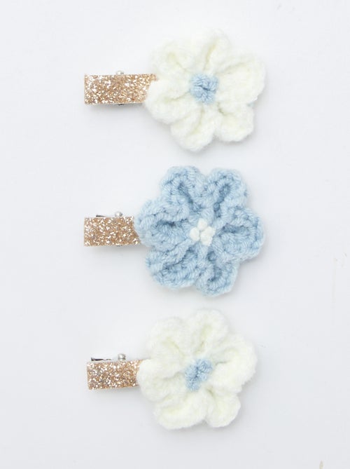 Set di 3 mollette a coccodrillo in macramè - Kiabi