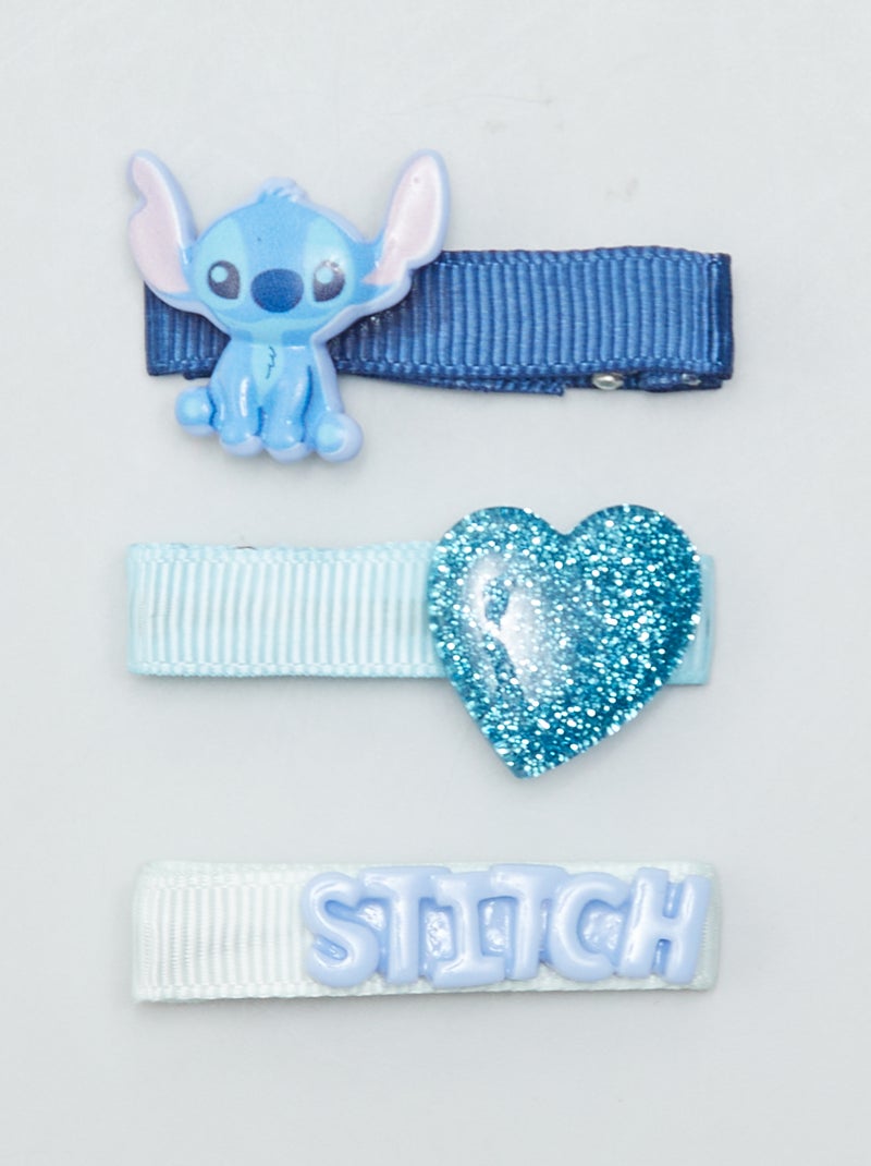 Set di 3 mollettine 'Stitch' di 'Disney' BLU - Kiabi