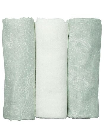 Set di 3 mussole OEKO-TEX® STANDARD 100