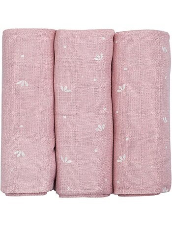 Set di 3 mussole per neonato