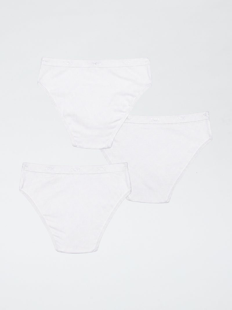 Set di 3 mutandine Bianco - Kiabi