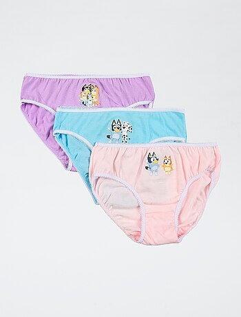 Set di 3 mutandine 'Bluey' in cotone