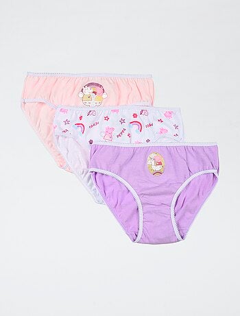 Set di 3 mutandine 'Peppa Pig' in cotone