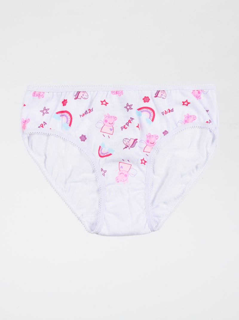 Set di 3 mutandine 'Peppa Pig' in cotone Rosa - Kiabi