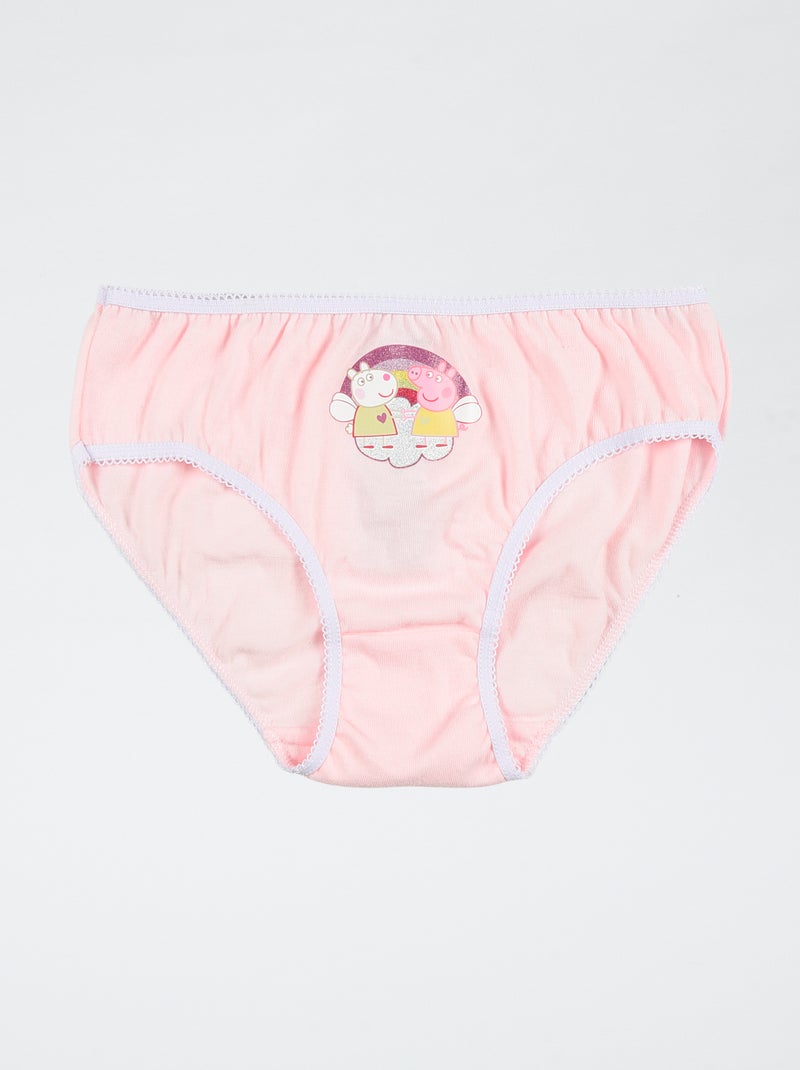 Set di 3 mutandine 'Peppa Pig' in cotone Rosa - Kiabi