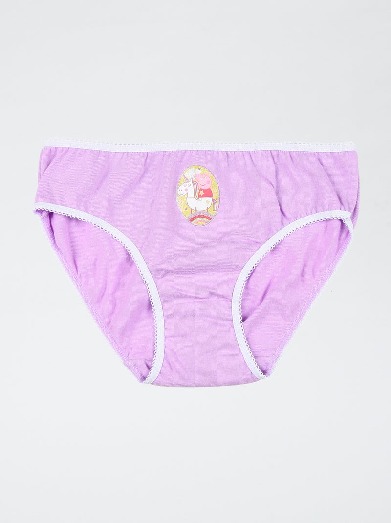 Set di 3 mutandine 'Peppa Pig' in cotone Rosa - Kiabi