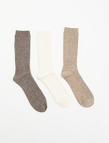 Set di 3 paia di calze calde
