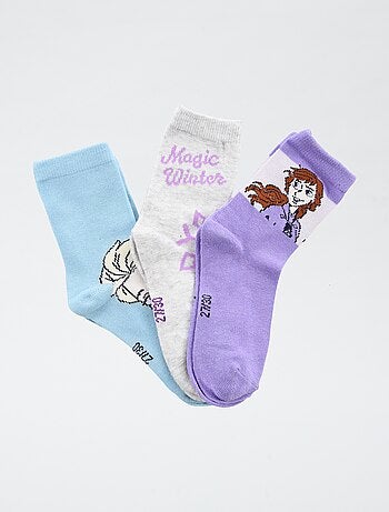 Set di 3 paia di calze 'Disney' Frozen - Il regno di ghiaccio