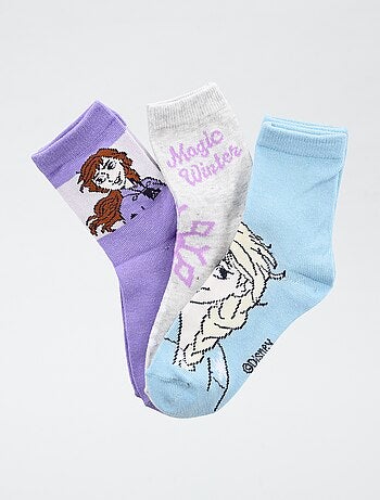 Set di 3 paia di calze 'Disney' Frozen - Il regno di ghiaccio