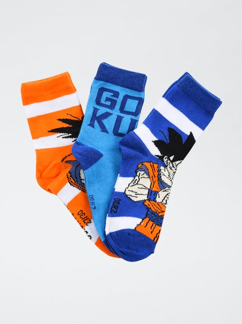 Set di 3 paia di calze 'Dragonball' in cotone - Kiabi