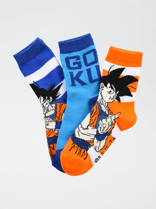 Set di 3 paia di calze 'Dragonball' in cotone - Kiabi