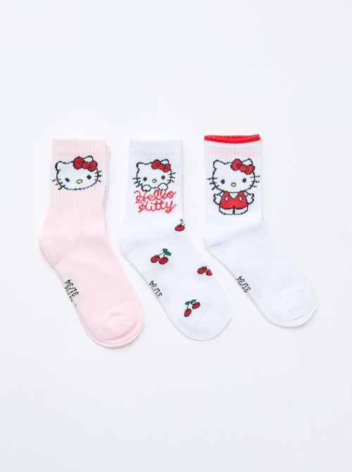 Set di 3 paia di calze 'Hello Kitty' - Kiabi