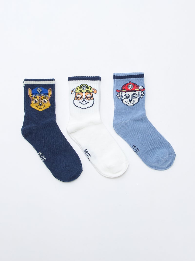 Set di 3 paia di calze 'Paw Patrol' Blu - Kiabi