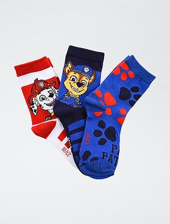 Set di 3 paia di calzini 'Paw Patrol' in cotone