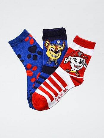 Set di 3 paia di calzini 'Paw Patrol' in cotone