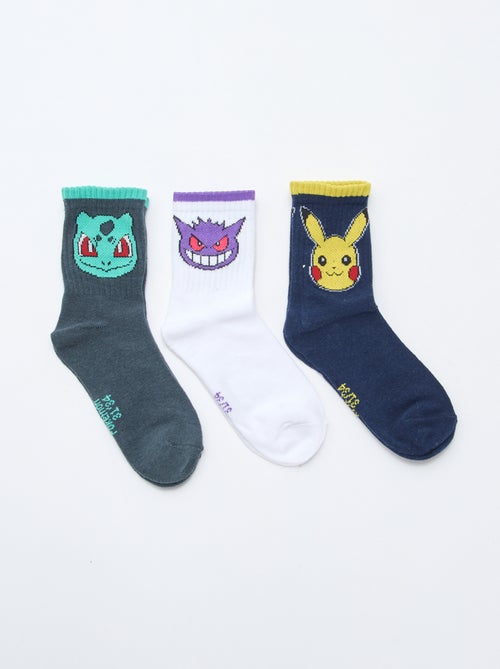 Set di 3 paia di calze 'Pokemon' - Kiabi