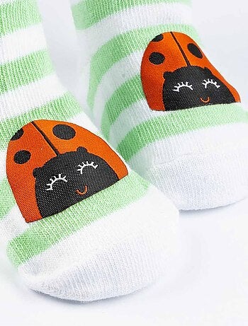 Set di 3 paia di calzini a righe pastello | Soxo