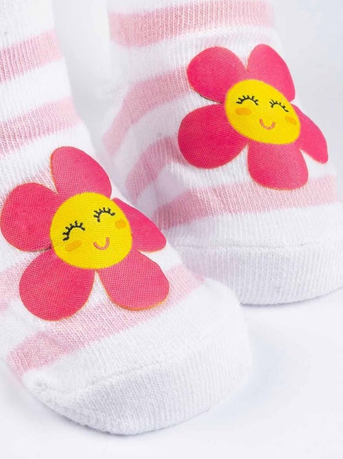 Set di 3 paia di calzini a righe pastello | Soxo - Kiabi