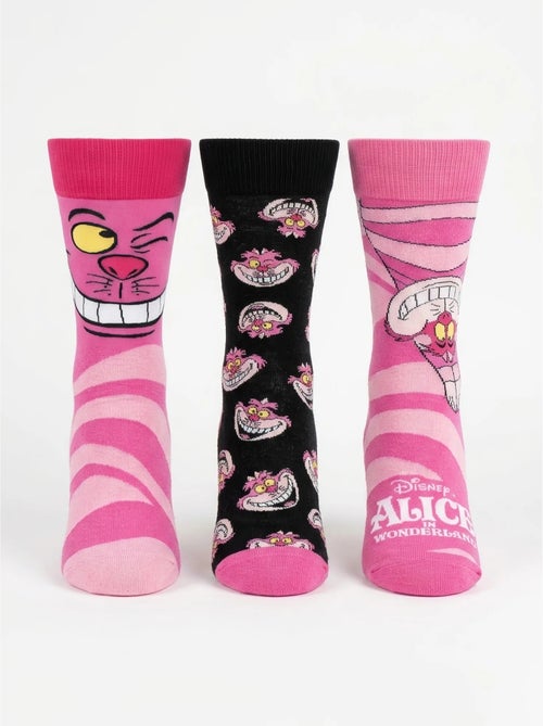Set di 3 paia di calzini alice au pays des merveilles disney - Kiabi Set di 3 paia di calzini alice au pays des merveilles disney - Kiabi