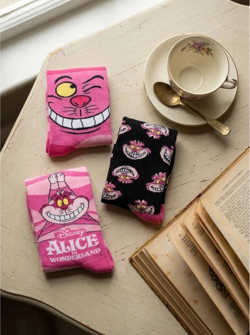 Set di 3 paia di calzini alice au pays des merveilles disney - Kiabi Set di 3 paia di calzini alice au pays des merveilles disney - Kiabi