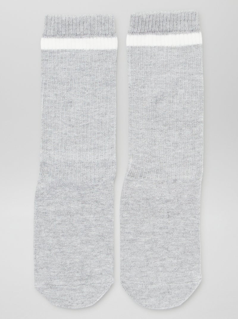 2 Paia Calze Alte Sopra Il Ginocchio In Velluto - Bianco, Morbide E Elastiche, 70 Cm - Foto 13