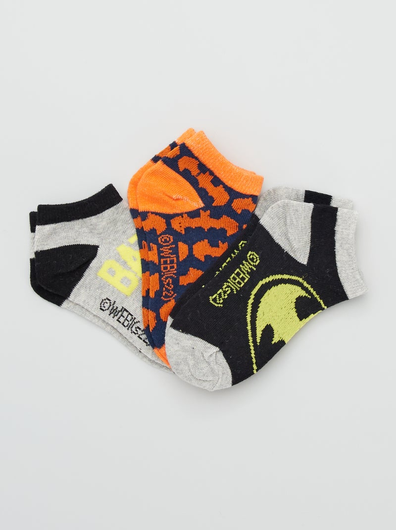 Set di 3 paia di calzini 'Batman' nero - Kiabi