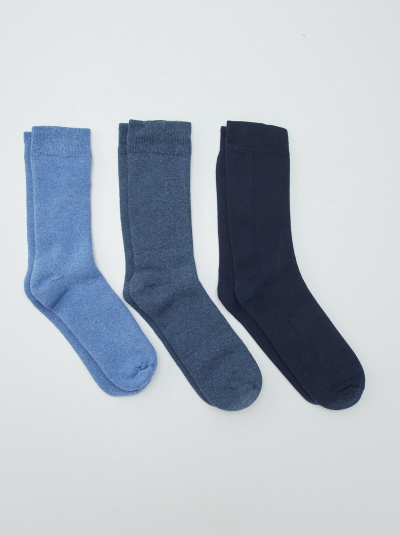 Set di 3 paia di calzini BLU - Kiabi