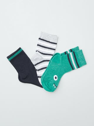 Set di 3 paia di calzini colorati