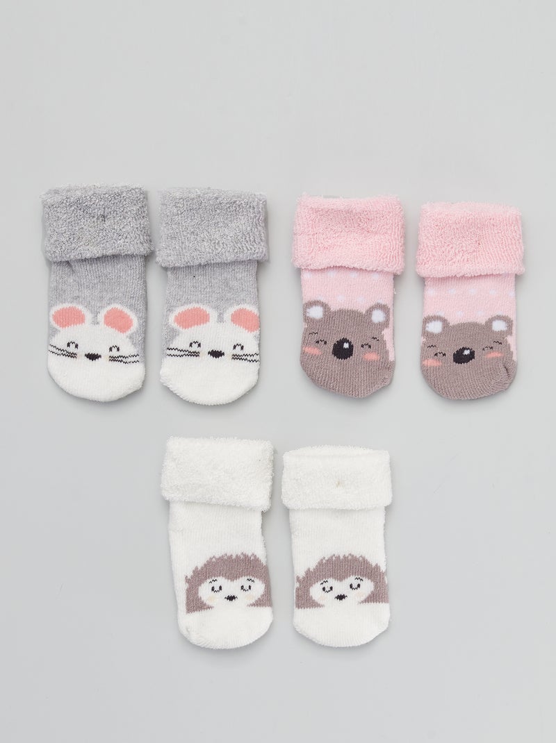 Pack Da 3 Paia Di Calzini Corti Stampa Animalier - Calzini - INTIMO - Foto 5