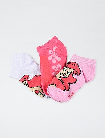 Set di 3 paia di calzini corti 'Ariel'
