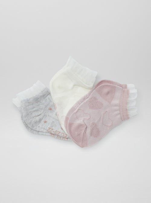 Set di 3 paia di calzini corti - Kiabi