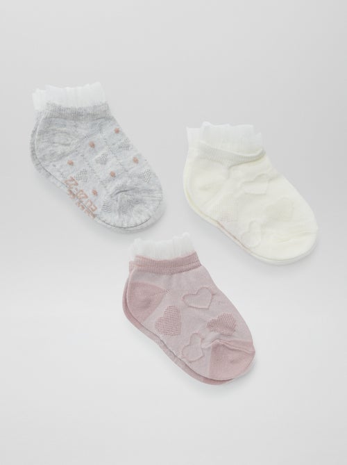 Set di 3 paia di calzini corti - Kiabi