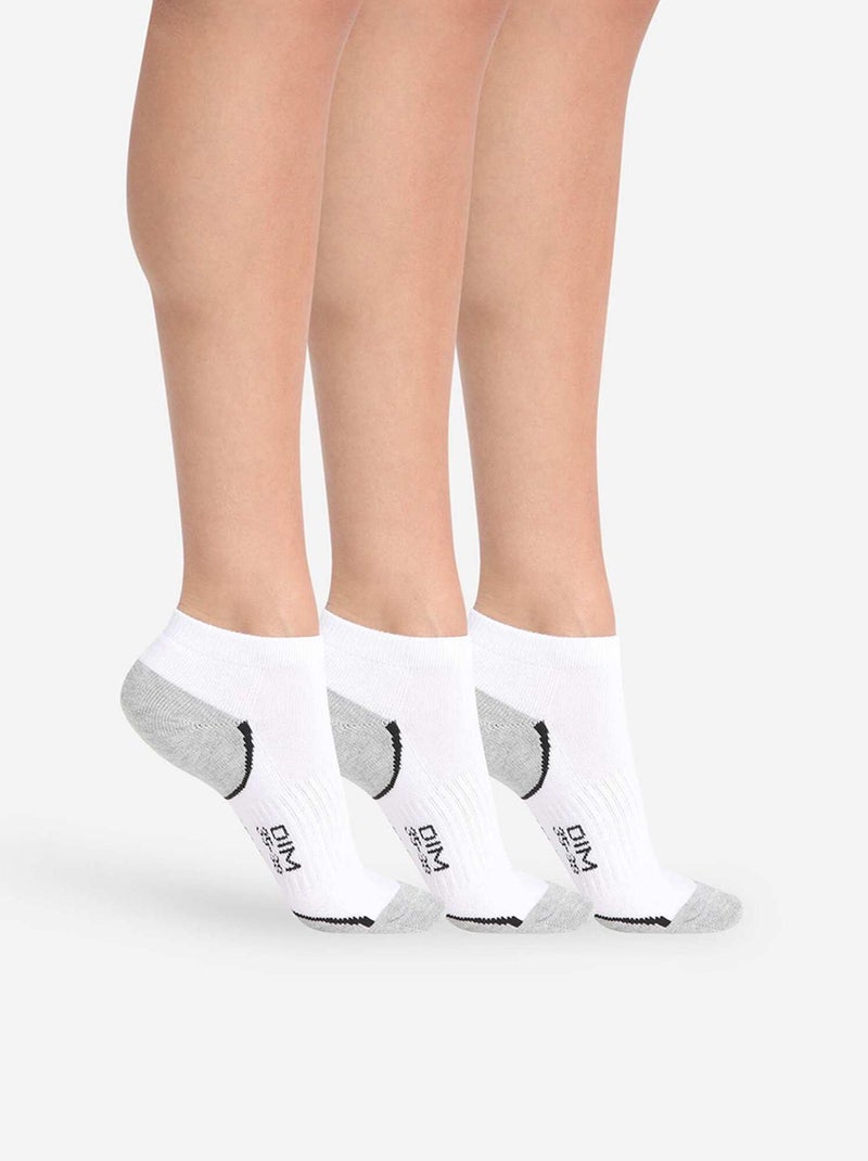 Set di 3 paia di calzini corti 'DIM' BIANCO - Kiabi