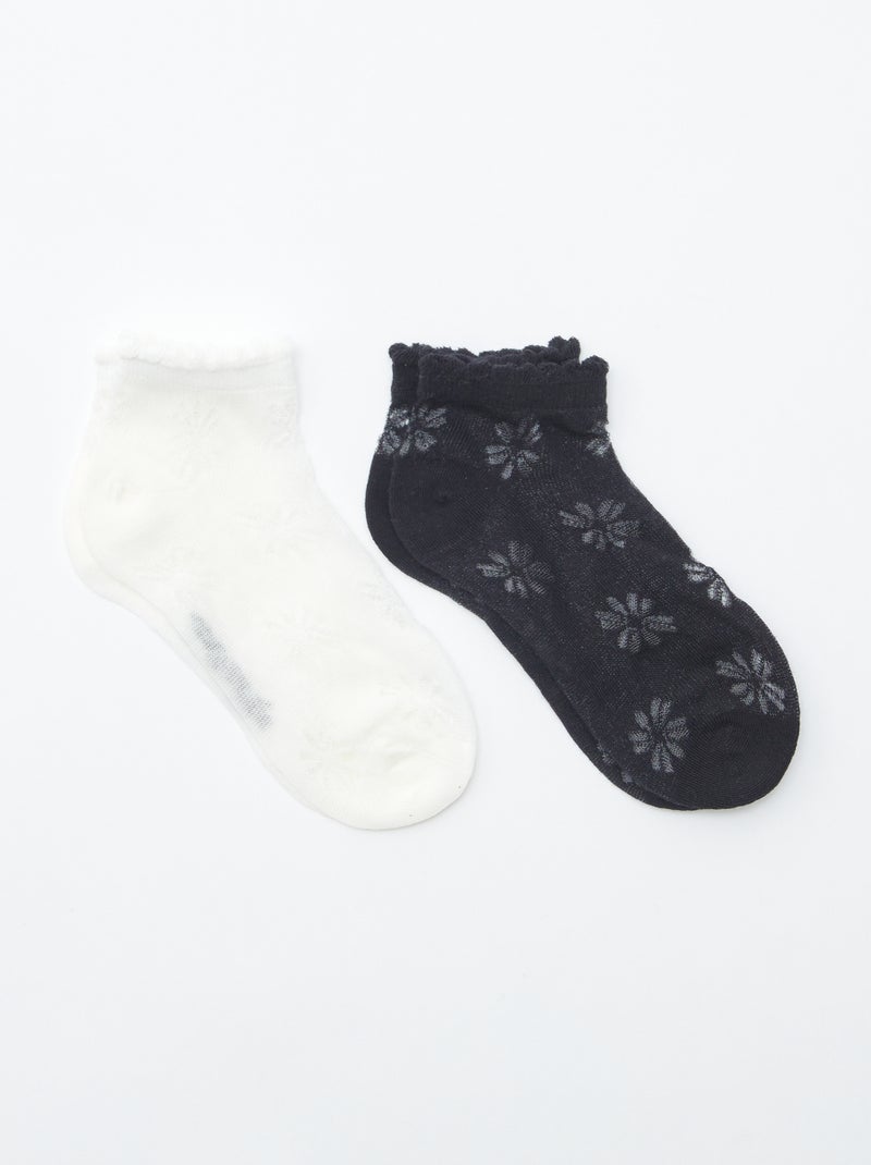 Set di 3 paia di calzini corti NERO - Kiabi