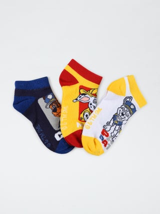 Set di 3 paia di calzini corti 'Paw Patrol'