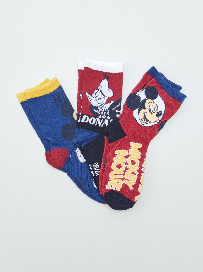 Set di 3 paia di calzini 'Disney' ROSSO - Kiabi
