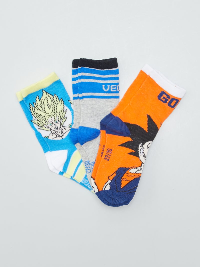 Set di 3 paia di calzini 'Dragon Ball Z' ARANCIONE - Kiabi