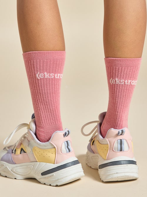 Set di 3 paia di calzini (ekstract) antiscivolo in cotone - Kiabi