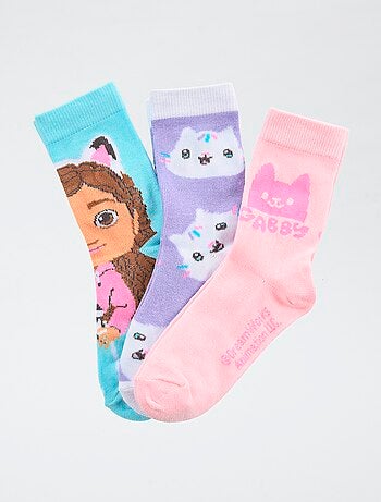 Set di 3 paia di calzini 'Gabby e la casa magica'