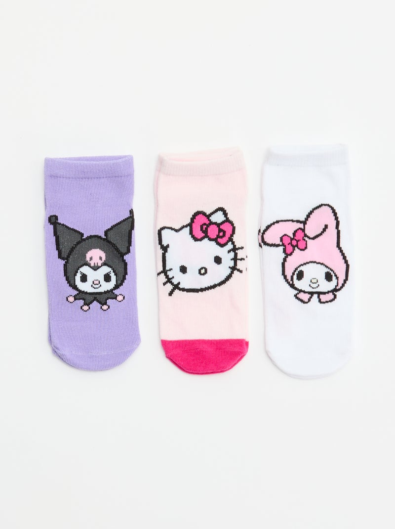 Set di 3 paia di calzini \'Hello Kitty\' Rosa - Kiabi