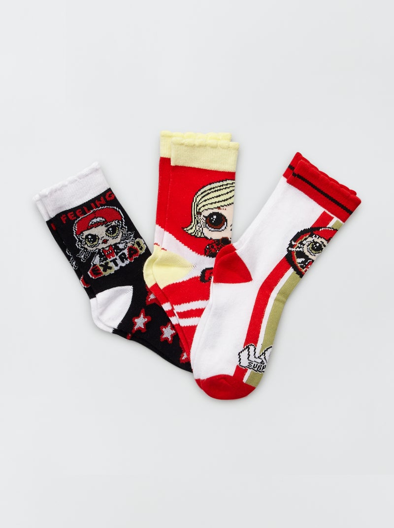 Set di 3 paia di calzini 'LOL Surprise' NERO - Kiabi