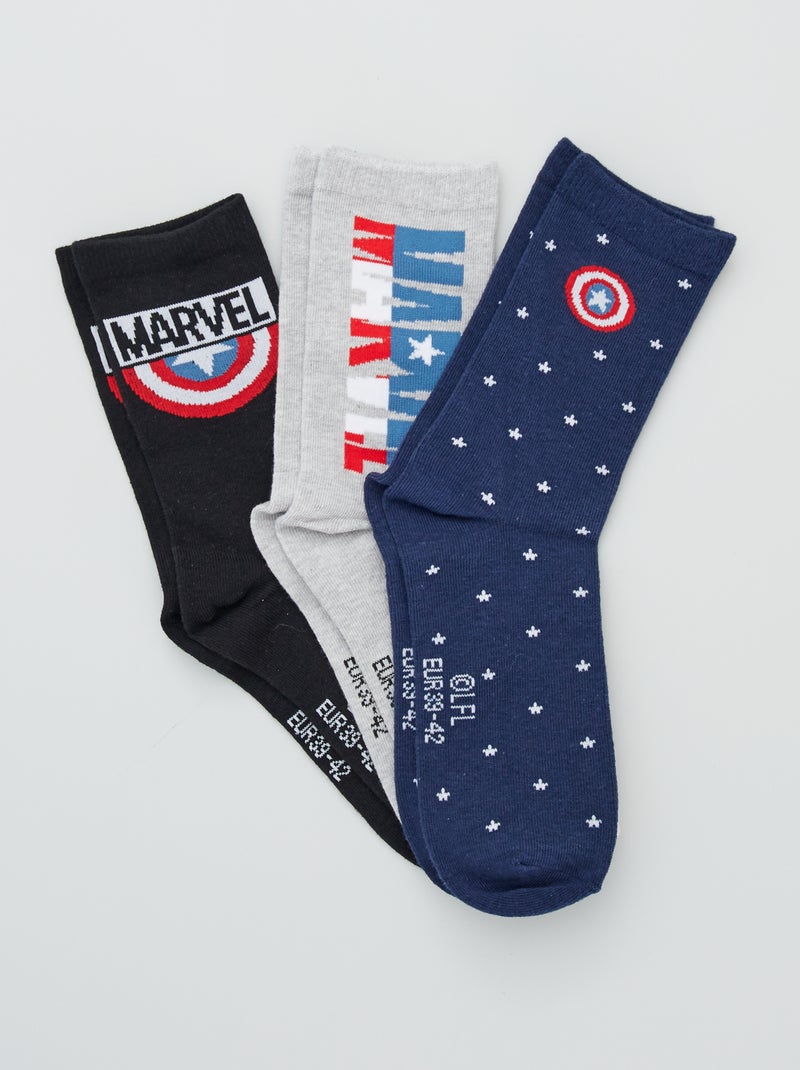 Set di 3 paia di calzini 'Marvel' NERO - Kiabi