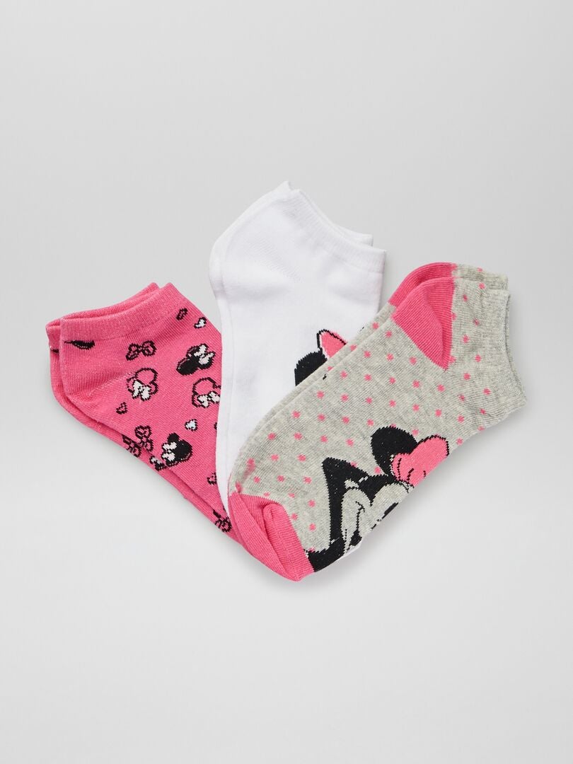 Set di 3 paia di calzini 'Minnie' 'Disney' rosa - Kiabi