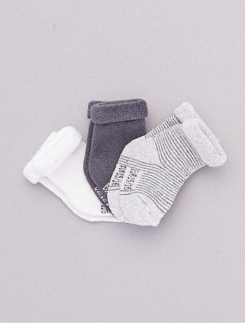 Set di 3 paia di calzini neonato