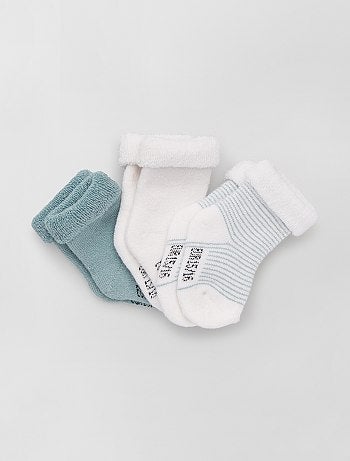 Set di 3 paia di calzini neonato