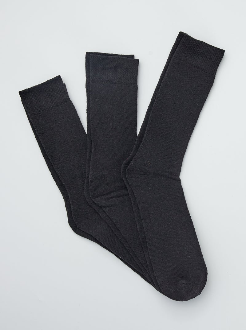 Set di 3 paia di calzini nero - Kiabi