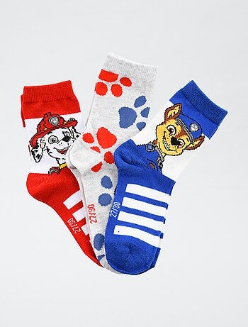 Set di 3 paia di calzini 'Paw Patrol' in cotone