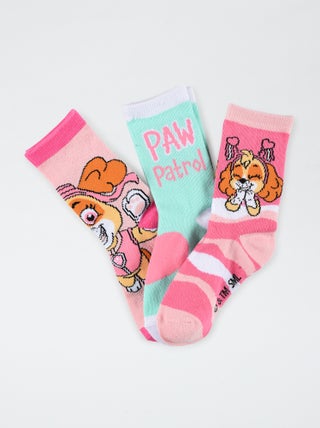 Set di 3 paia di calzini 'Paw Patrol'