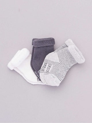 Set di 3 paia di calzini per neonato